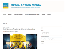 Tablet Screenshot of media-action-media.com